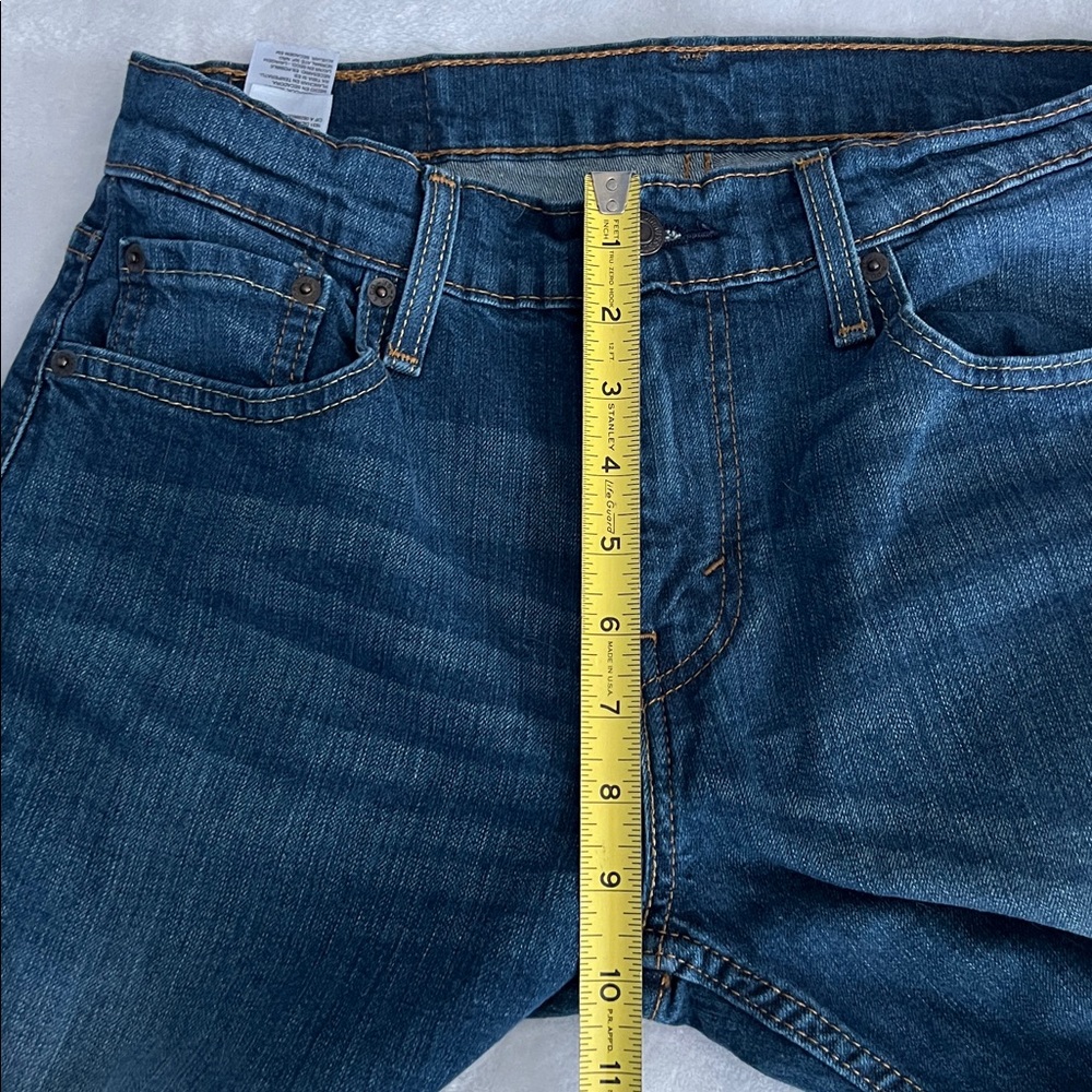 Levi's Classic 559 Men’s Straight Blue Jeans 30x34 - Picture 4 of 10